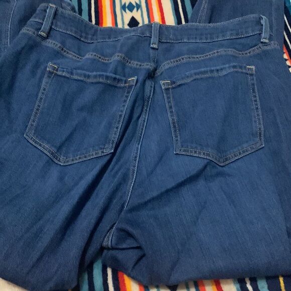 Lane Bryant jeans size 14 High Rise Straight Crop - Picture 3 of 4